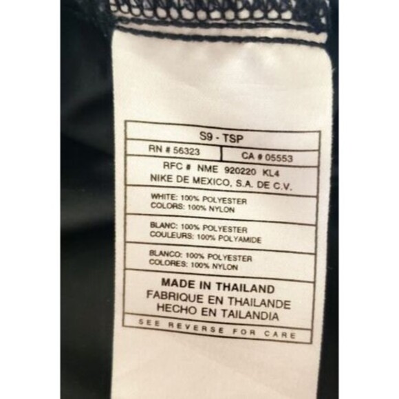 Nike Men's Windbreaker Full Zip Black and Red Golf Jacket Zipper Pocket XL EUC - Picture 5 of 7